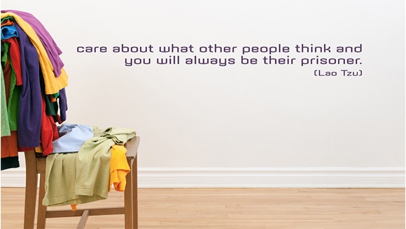 care about what other people think ...
